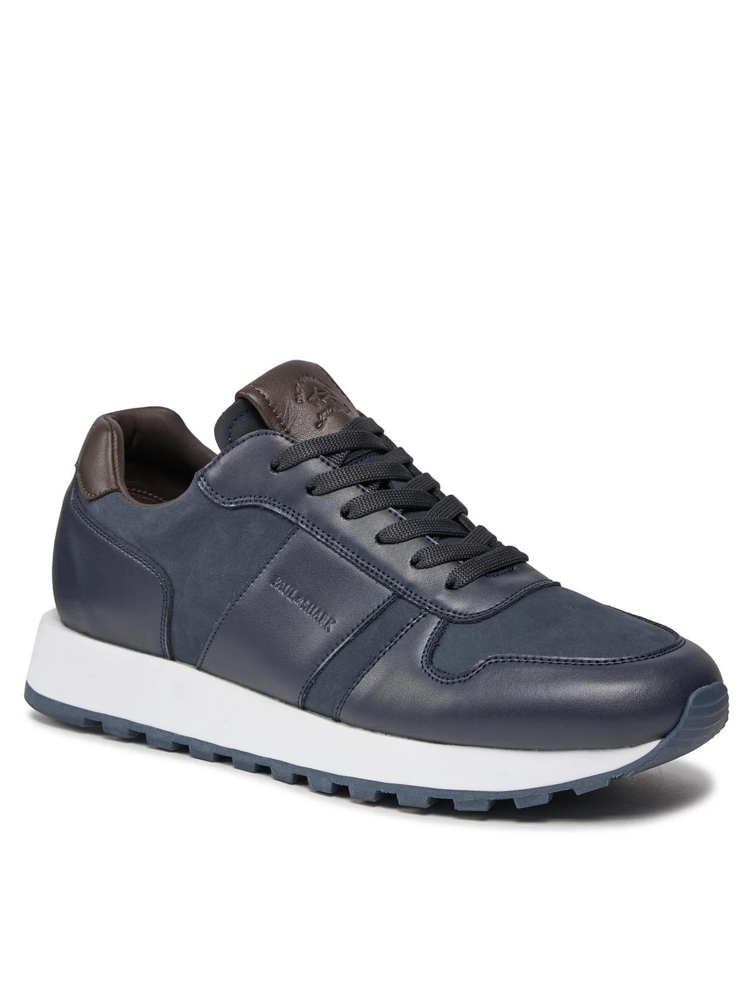 Paul Shark Paul Shark Erkek Deri Rahat Taban Günlük Kullanım Lacivert Sneaker 13318010-100