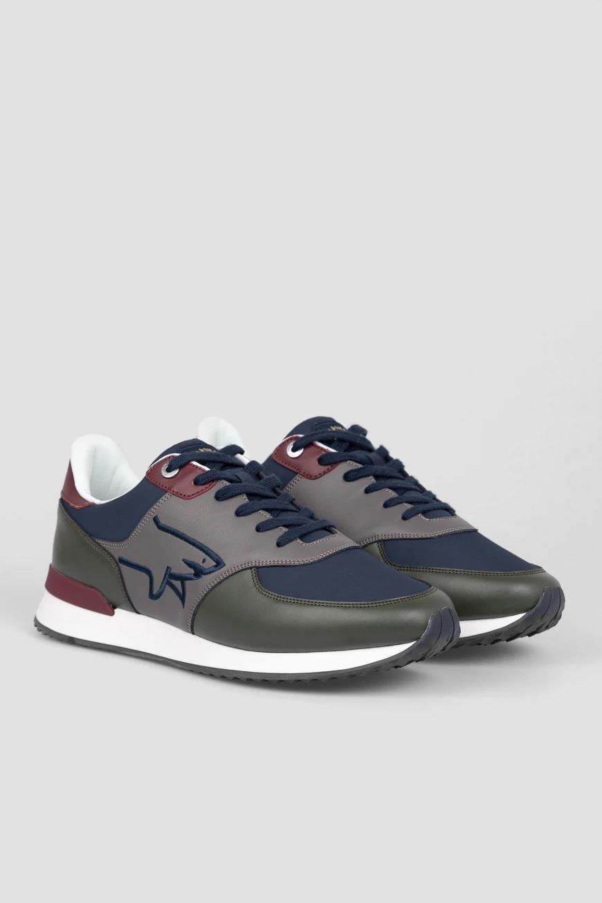 Paul Shark Paul Shark Erkek Deri Rahat Taban Günlük Kullanım Yeşil Sneaker 12318010-089