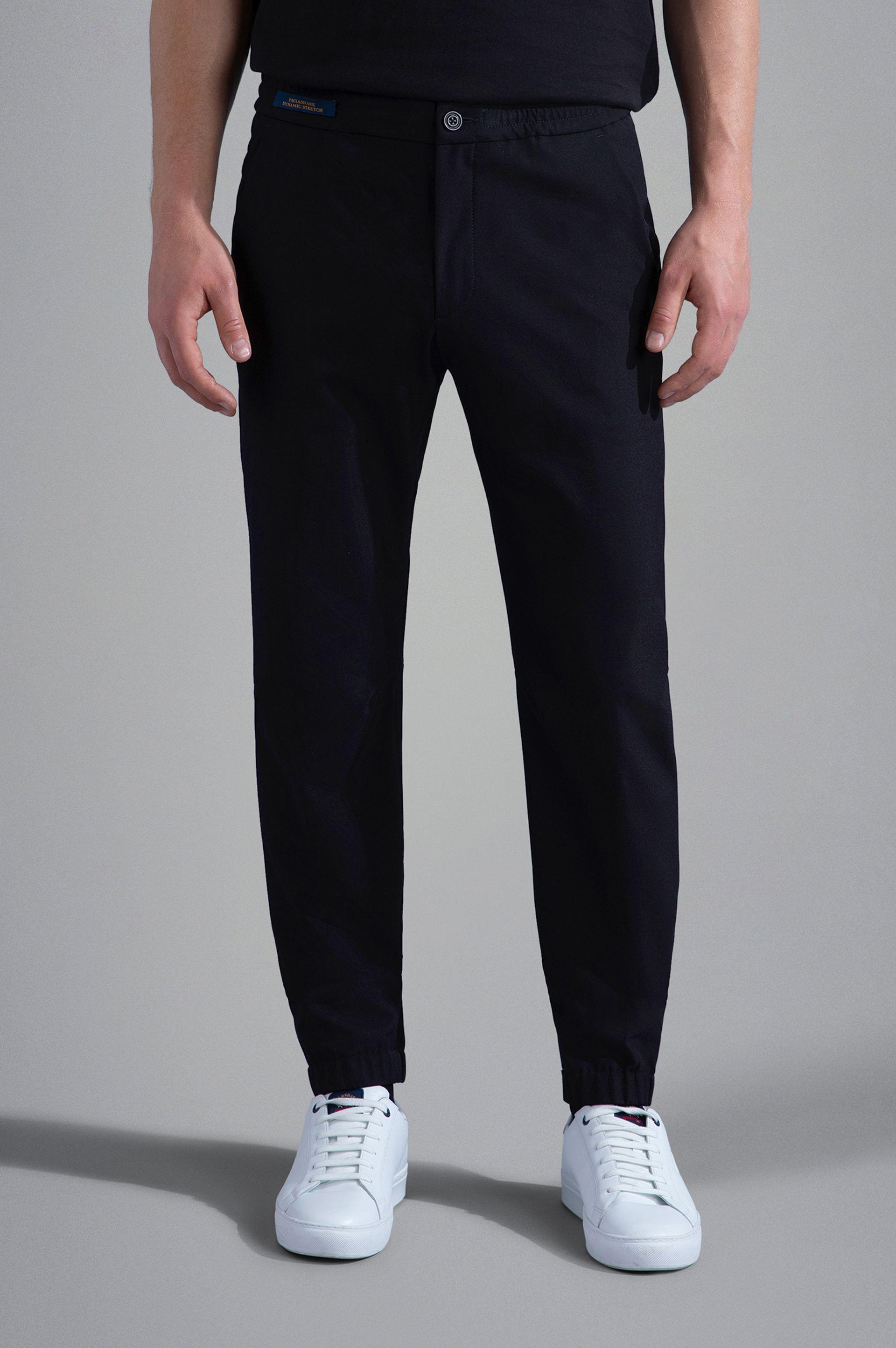 Paul Shark Paul Shark Erkek Dokuma Kumaş  Normal Bel  Düz Model Siyah Pantolon 13314097-011