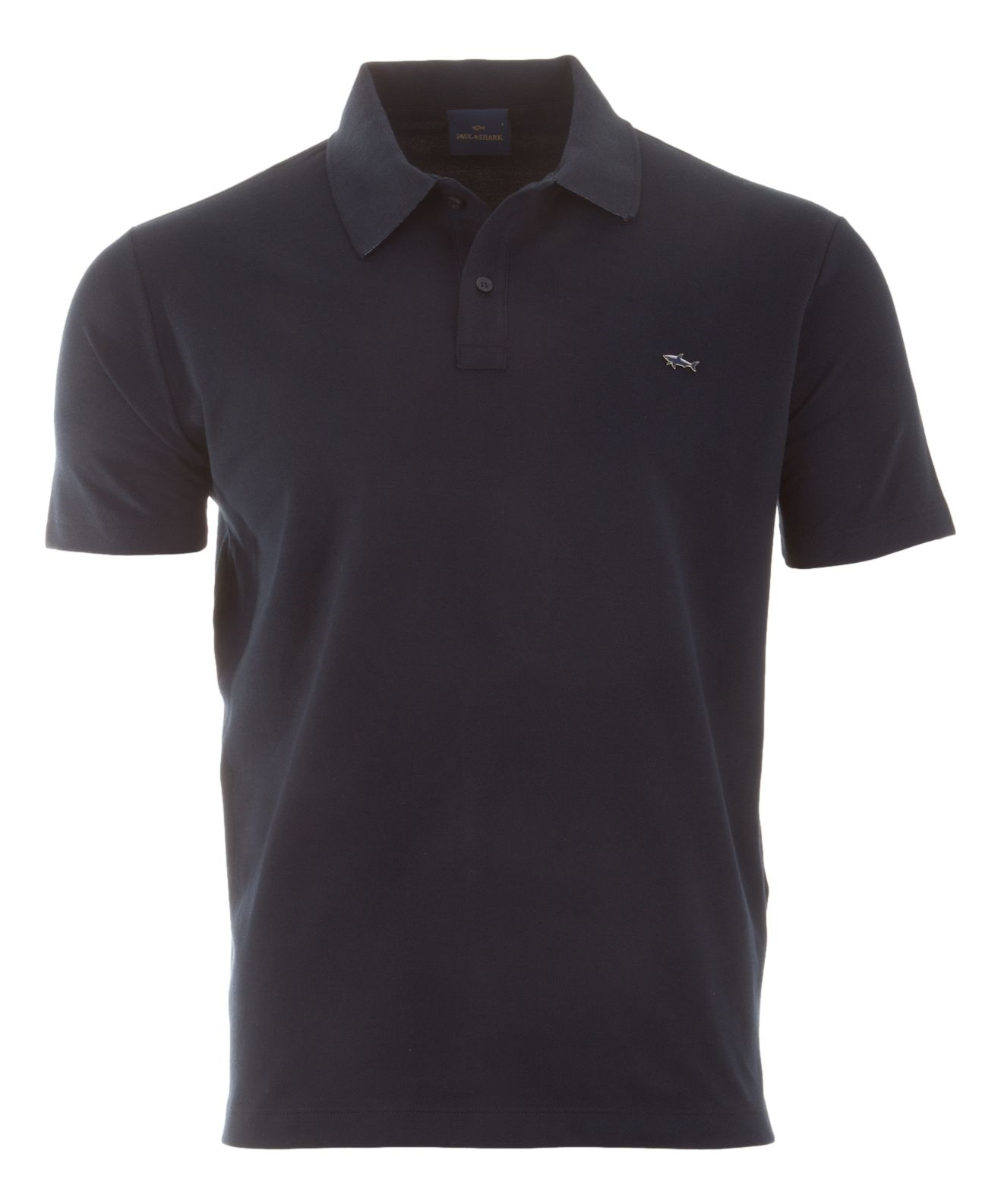 Paul Shark Paul Shark Erkek Düğme Kapama Kısa Kol %100 Pamuk Lacivert Polo Yaka T-Shirt 26411273-013