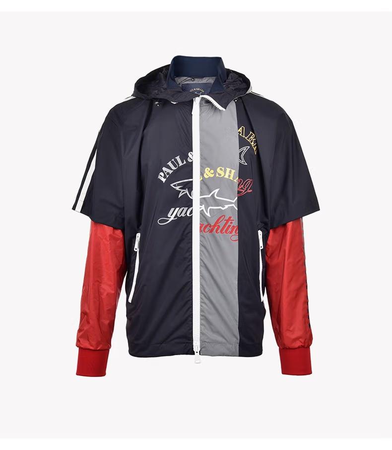 Paul Shark Paul Shark Erkek Kapşonlu Yaka Fermuarlı Uzun Kollu Lacivert Mont P20P2150-013
