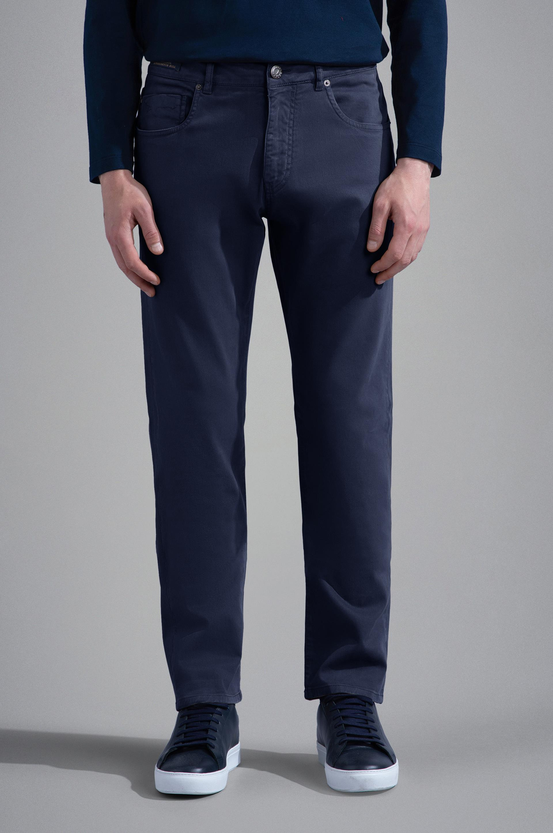 Paul Shark Paul Shark Erkek Logolu 5 Cepli Denim Lacivert Pantolon 13314062-013