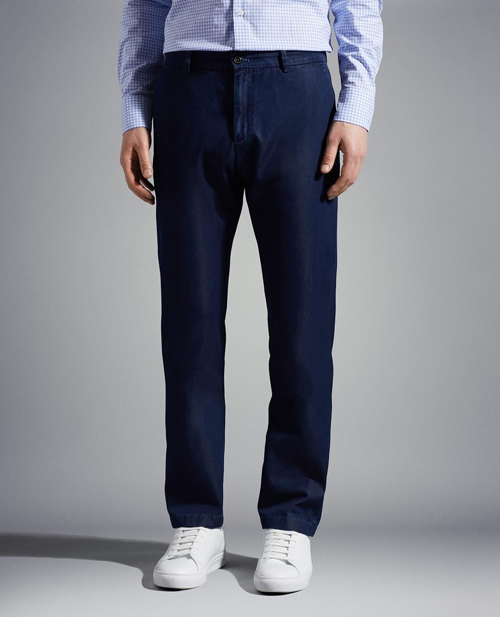 Paul Shark Paul Shark Erkek Marka Logo Detaylı Regular Fit Basic Mavi Jeans 23414135-130