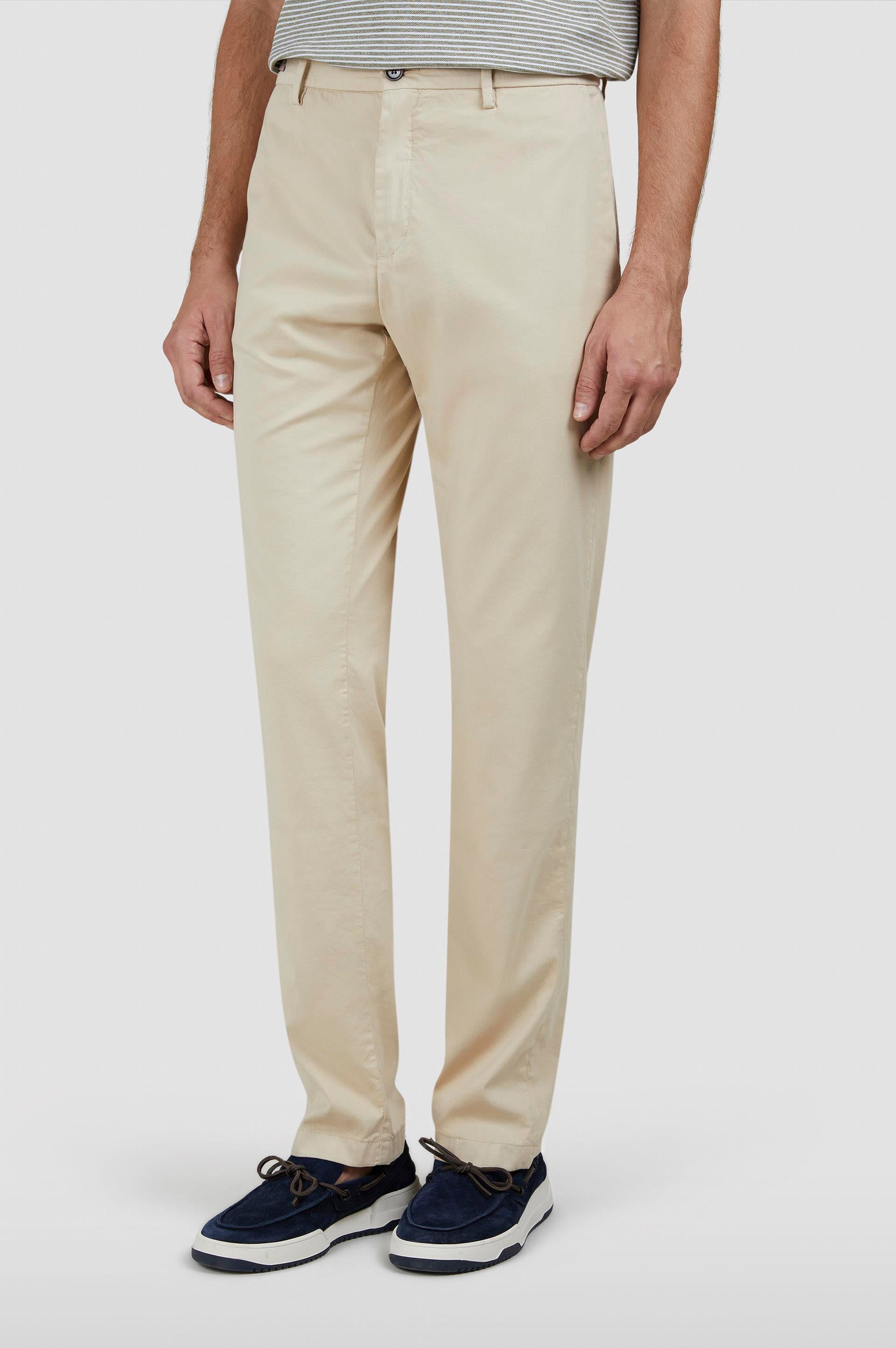 Paul Shark Paul Shark Erkek Regular Fit Normal Bel Daralan Paça Pamuklu Bej Pantolon 25414043-203
