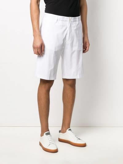 Paul Shark Paul Shark Erkek Slim Fit Normal Bel Pamuklu Beyaz Şort E20P4052-010