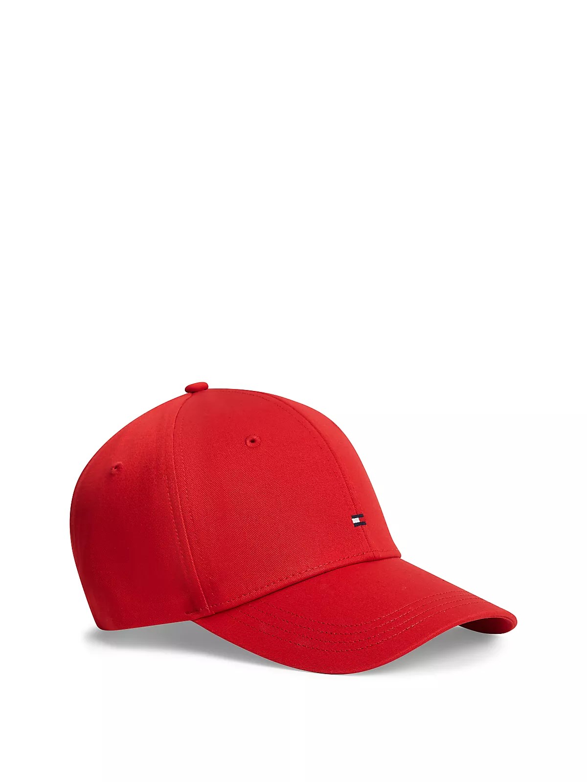 Tommy Hilfiger Tommy Hilfiger Erkek Bayrak Logo İşlemeli Pamuklu Kırmızı Şapka AM0AM13008-XWK