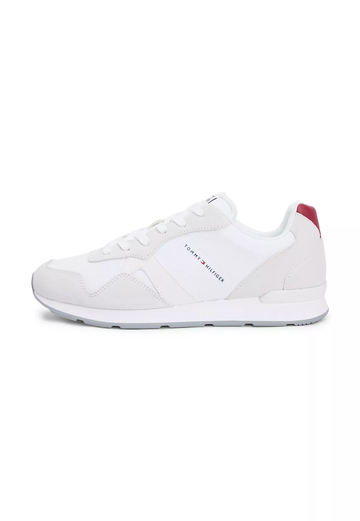 Tommy Hilfiger Tommy Hilfiger Erkek Düşük Bilekli Rahat Taban Beyaz Sneaker FM0FM05830-YBS