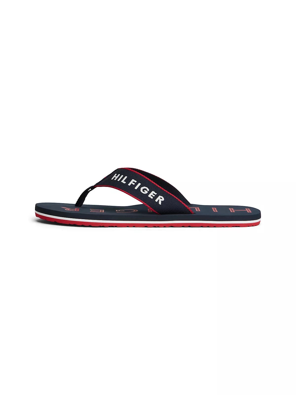 Tommy Hilfiger Tommy Hilfiger Erkek Logo İmzalı Parmak Arası Lacivert Terlik FM0FM05913-DW5
