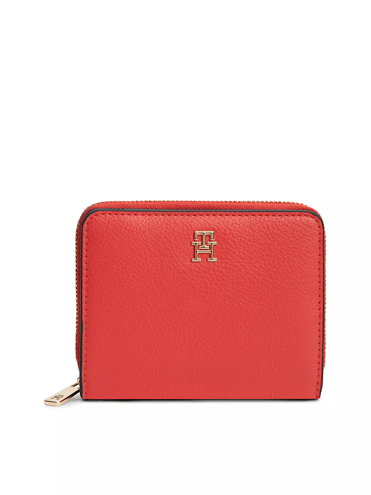 Tommy Hilfiger Tommy Hilfiger Kadın Fermuarlı Kart Bölmeli Kırmızı Cüzdan AW0AW18475-XLG