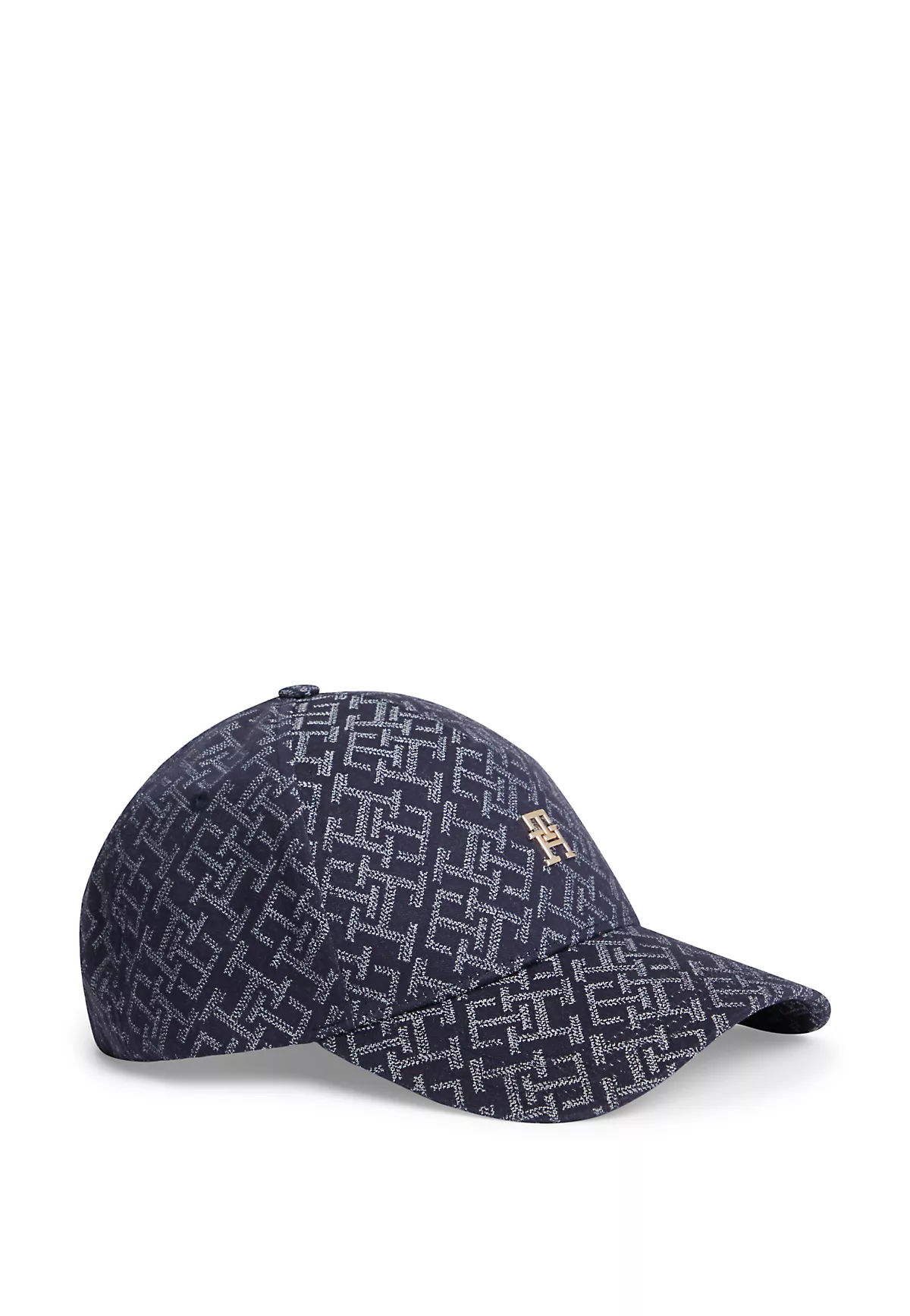 Tommy Hilfiger Tommy Hilfiger Kadın TH Logo Detaylı Pamuklu Lacivert Şapka AW0AW18331-DW6