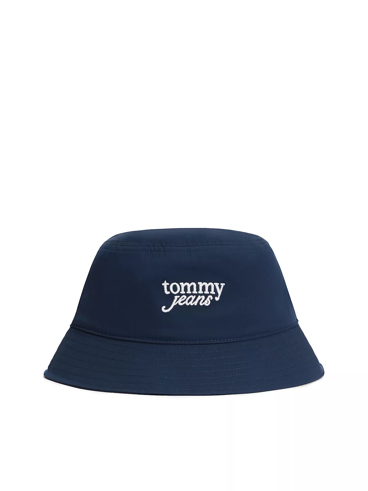 Tommy Hilfiger Tommy Hilfiger Kadın Tommy Jeans Markalı Pamuklu Kova Kesim Lacivert Şapka AW0AW18870-C1G