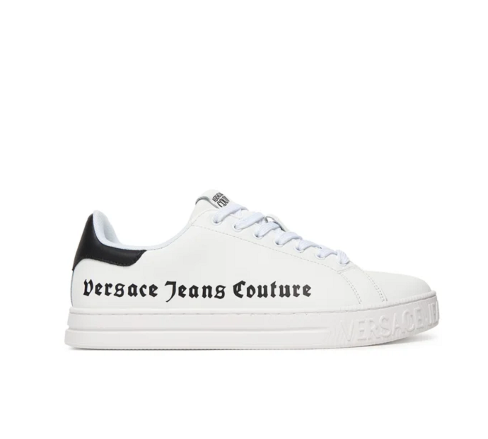 Versace Versace Erkek Düşük Bilekli Logo Desenli Beyaz Sneaker 80YA3SKC ZPB83-003