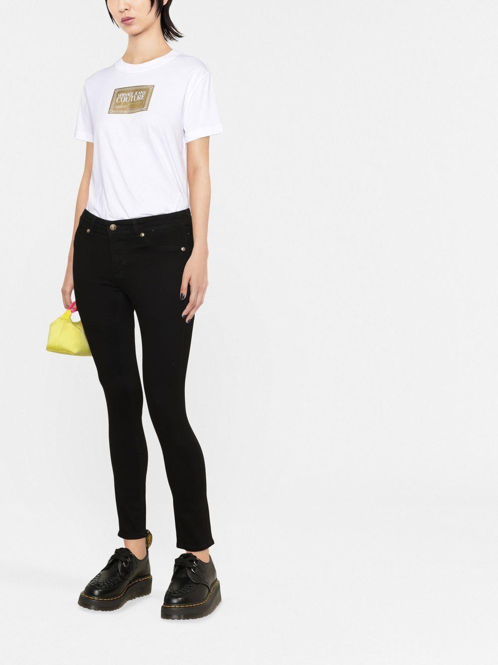 Versace Versace Kadın Yüksek Bel Slim Rahat Siyah Pantolon 73HAB5J2 CDW00-909