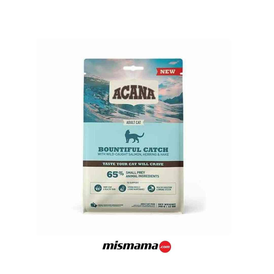 Acana Bountiful Catch Güçlü ve Sağlıklı Kemikler için Balıklı Tahılsız Yetişkin Kedi Maması 1,8kg