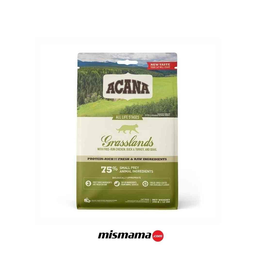 Acana Grasslands Yüksek Proteinli Ördekli ve Tavuklu Tahılsız Kedi Maması 4,5kg