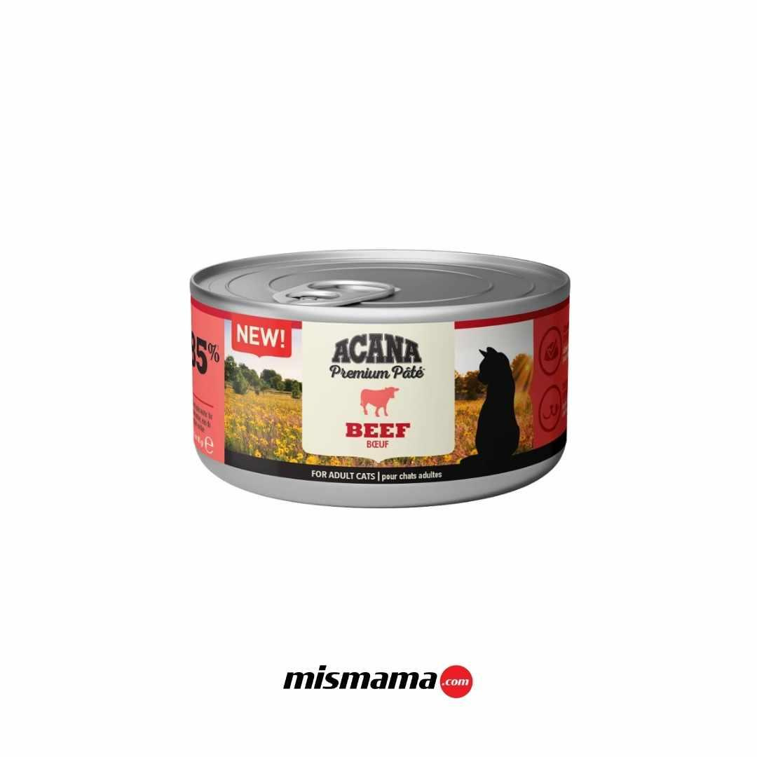 Acana Premium Pate (Ezme) Sığır Etli Kedi Konservesi 85 Gr