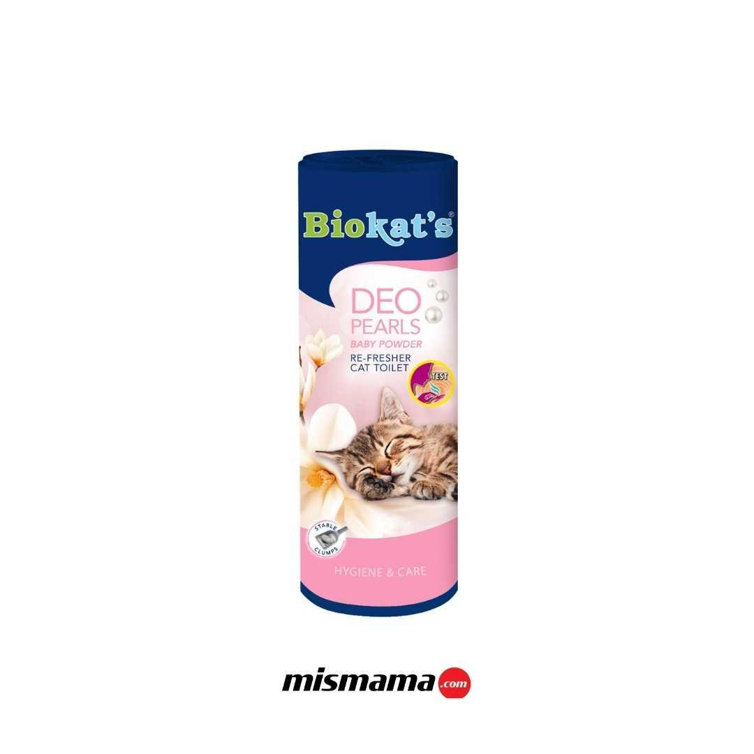 Biokats Deo Pearls kedi kumu parfümü bebek pudrası esanslı 700gr