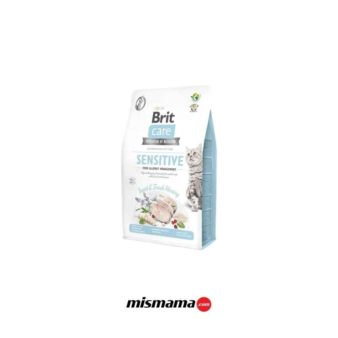 Brit Care Alerjileri Olan Yetişkin Kediler İçin, Tahılsız, Hipoalerjenik, Larva Ve Taze Ringa Balıklı Kuru Mama 2 kg