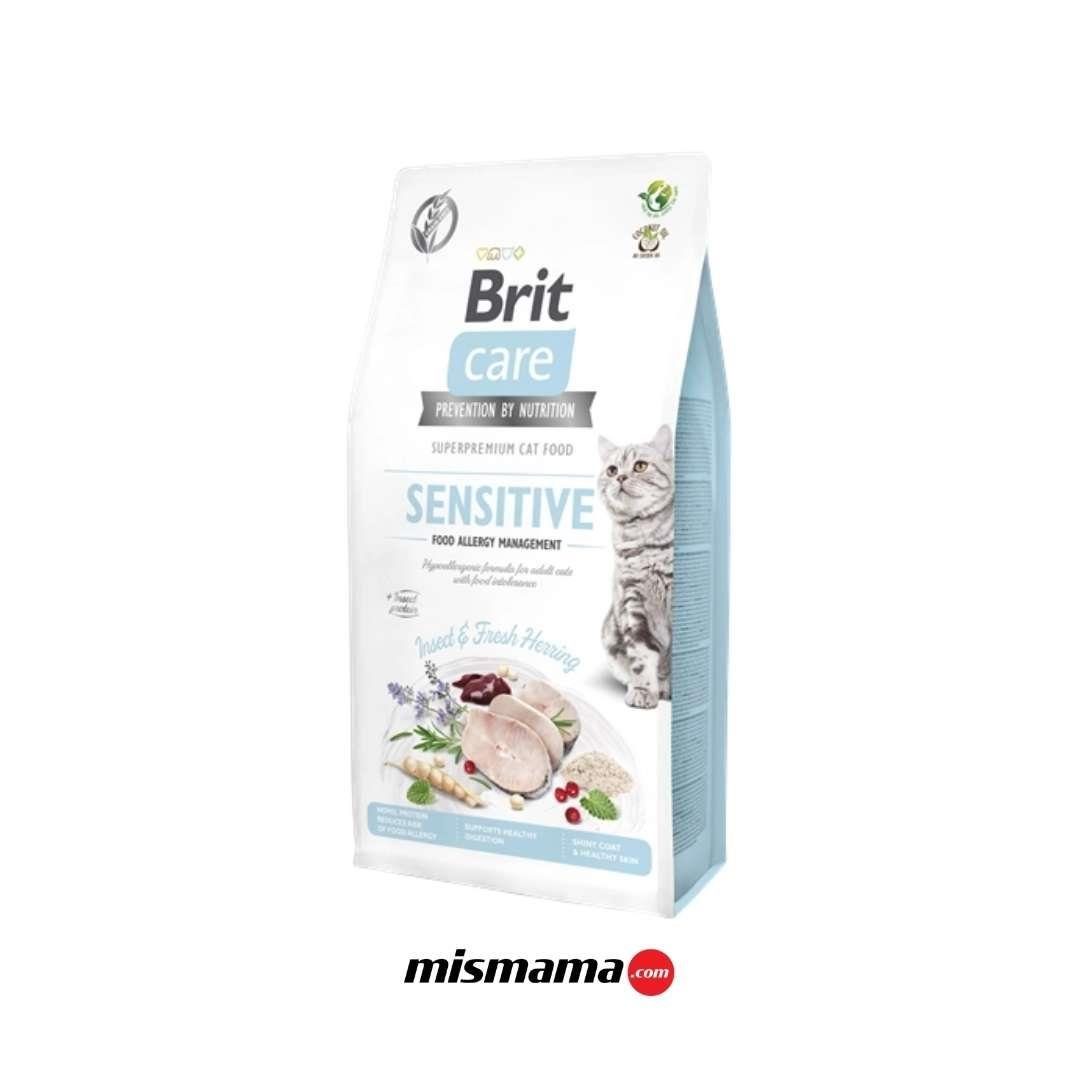 Brit Care Alerjileri Olan Yetişkin Kediler İçin, Tahılsız, Hipoalerjenik, Larva Ve Taze Ringa Balıklı Kuru Mama 7 kg