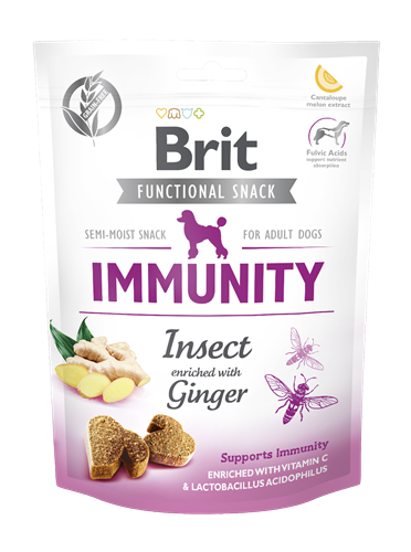 Brit Care Sağlıklı Bağışıklı Sistemi İçin, Tahılsız, Larva Ve Zencefilli, Fonksiyonel Yetişkin Köpek Ödülü 150 gr