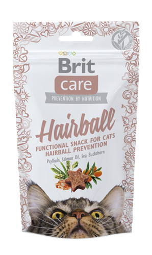 Brit Care Tüy Yumağı Engellemek İçin, Tahılsız, Fonksiyonel Kedi Ödülü 50 gr