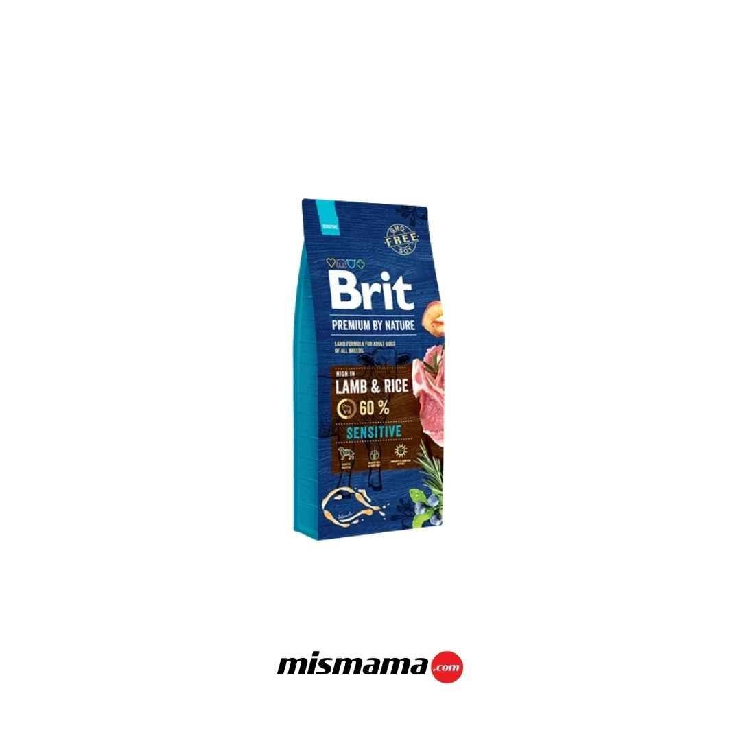Brit Premium By Nature Hassas Sindirime Sahip Köpekler İçin, Kuzu Etli Kuru Mama 15 kg