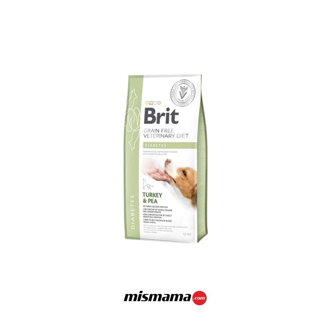 Brit Veterinary Diet Diyabet Rahatsızlığı Olan Köpekler İçin, Tahılsız, Hindi Etli Ve Bezelyeli Kuru Mama 12 kg