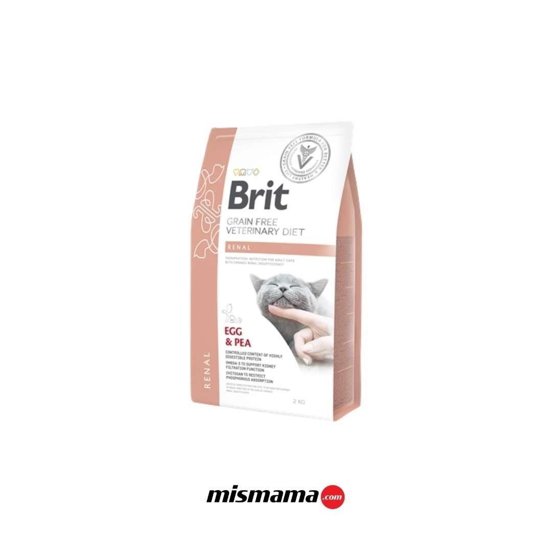 Brit Veterinary Diet Kronik Böbrek Yetmezliği Rahatsızlığı Olan Kediler İçin, Tahılsız, Yumurtalı Ve Bezelyeli Kuru Mama 2 kg