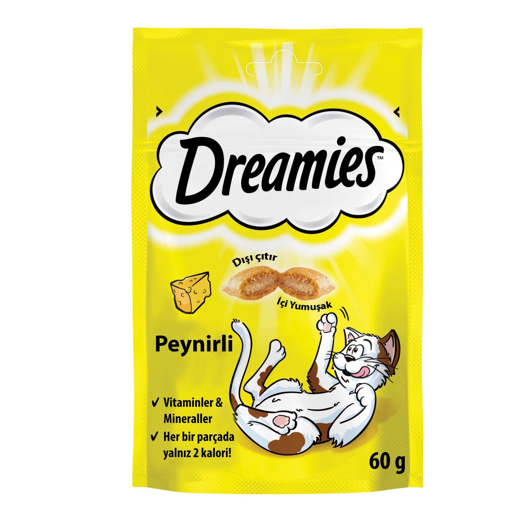 Dreamies İç Dolgulu Peynirli Kedi Ödül Bisküvisi 60gr