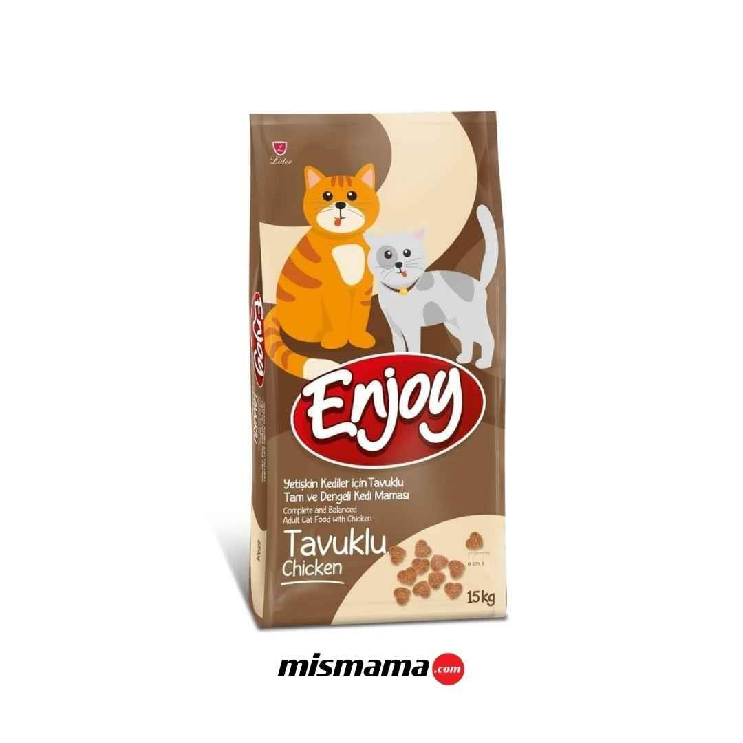 Enjoy Tavuklu Kedi Maması 15 KG