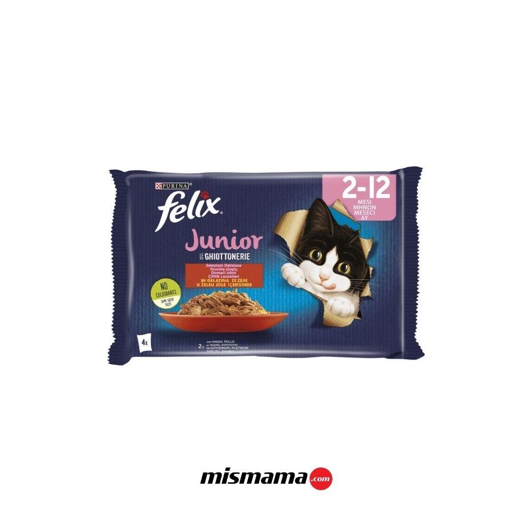 Felix Sığır Etli ve Tavuklu Yavru Kedi Konservesi Ekonomik Paket