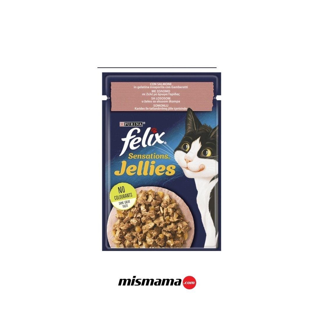 Felix Somonlu ve Karidesli Yetişkin Kedi Konservesi 85gr ( 26 adet )