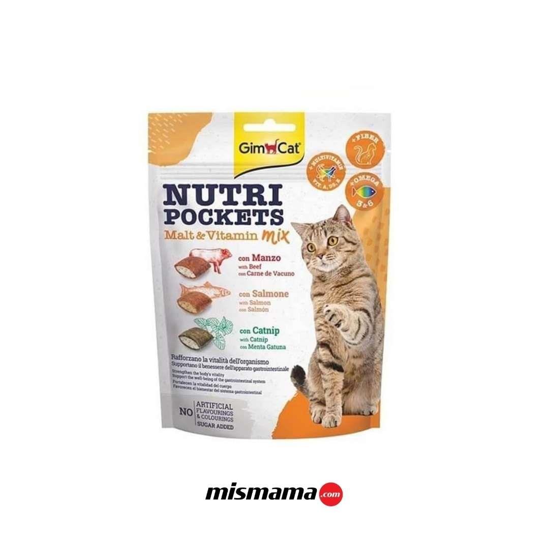 GimCat Nutripockets Malt ve Multivitamin Kedi Ödül Maması