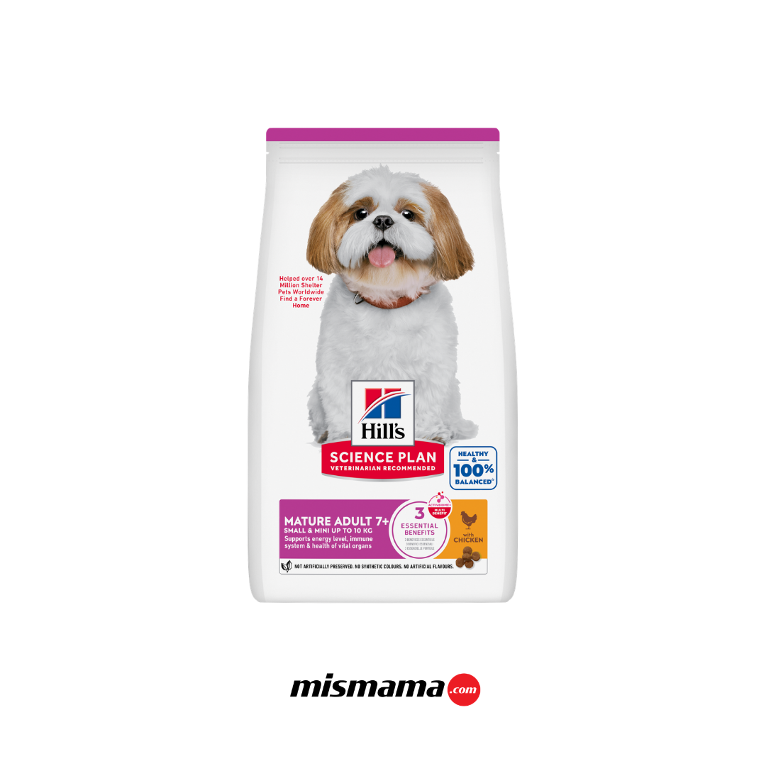 Hill's SCIENCE PLAN 7+ Tavuklu ve Hindili Küçük Irk Yaşlı Köpek Maması 1,5kg