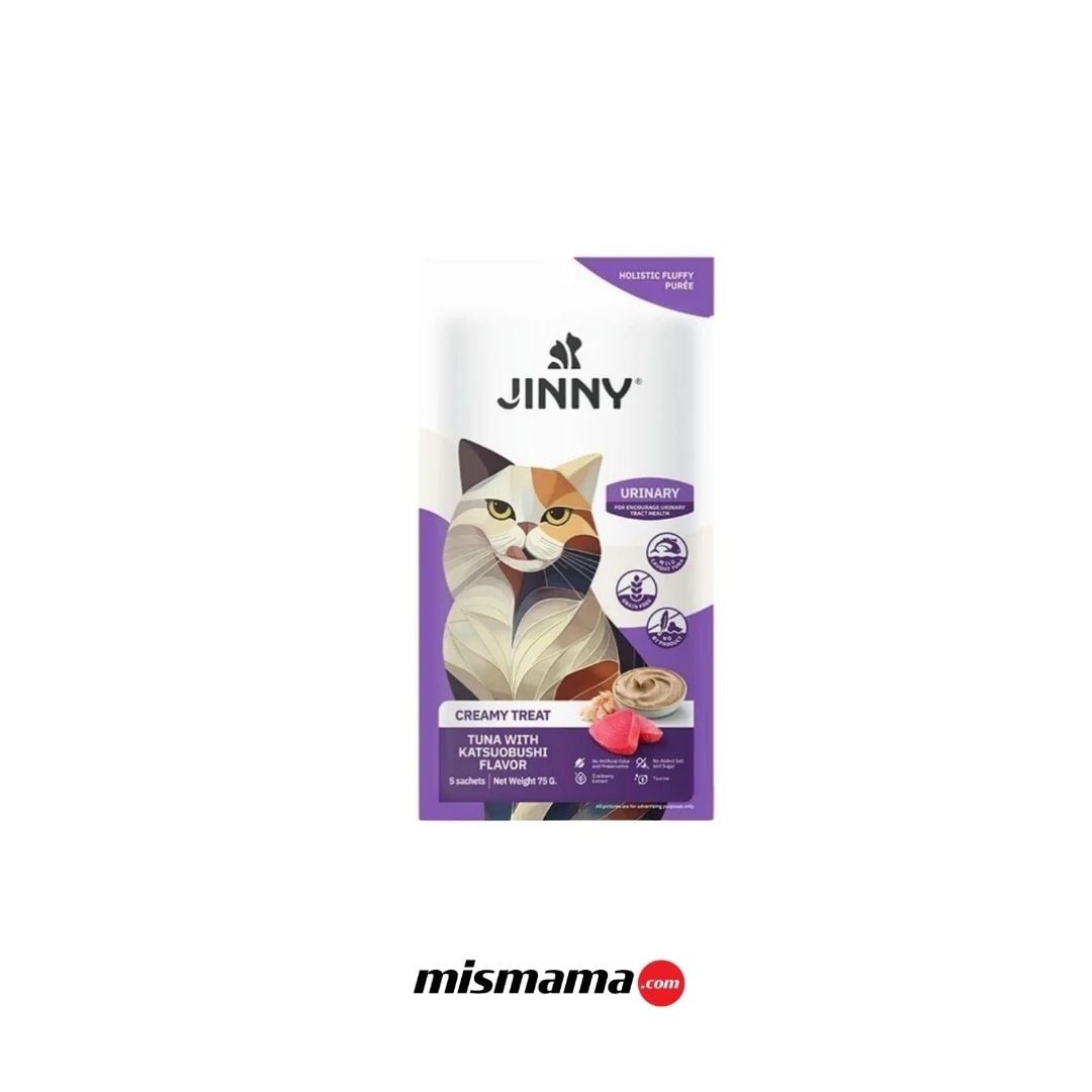 Jinny Cremmy Treat Ton Balıklı ve Orkinoslu Kedi Ödülü 5x15 Gr