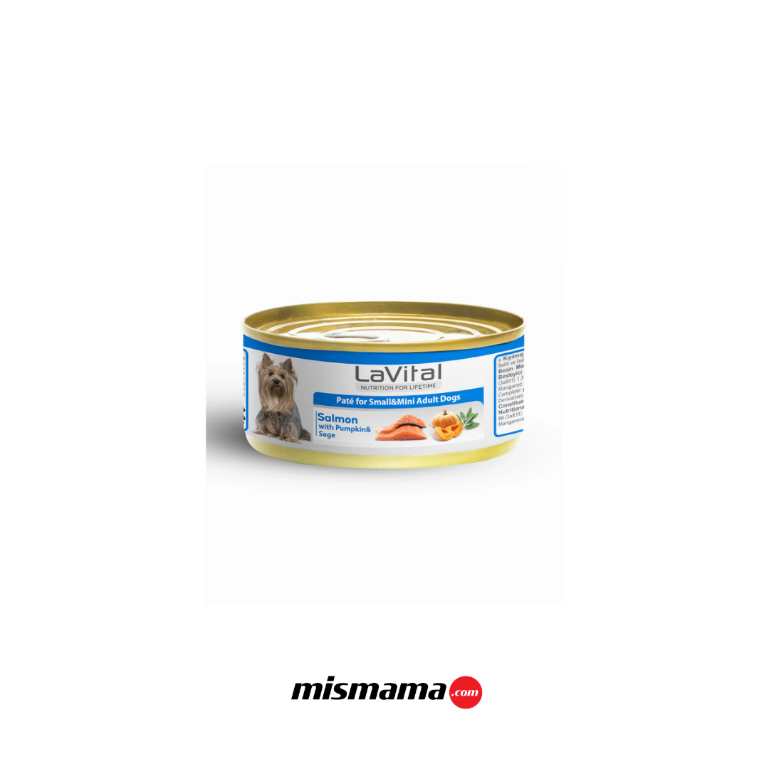 LaVital Somonlu Bal Kabaklı ve Ada Çaylı Küçük Irk Yetişkin Köpek Konservesi 85gr