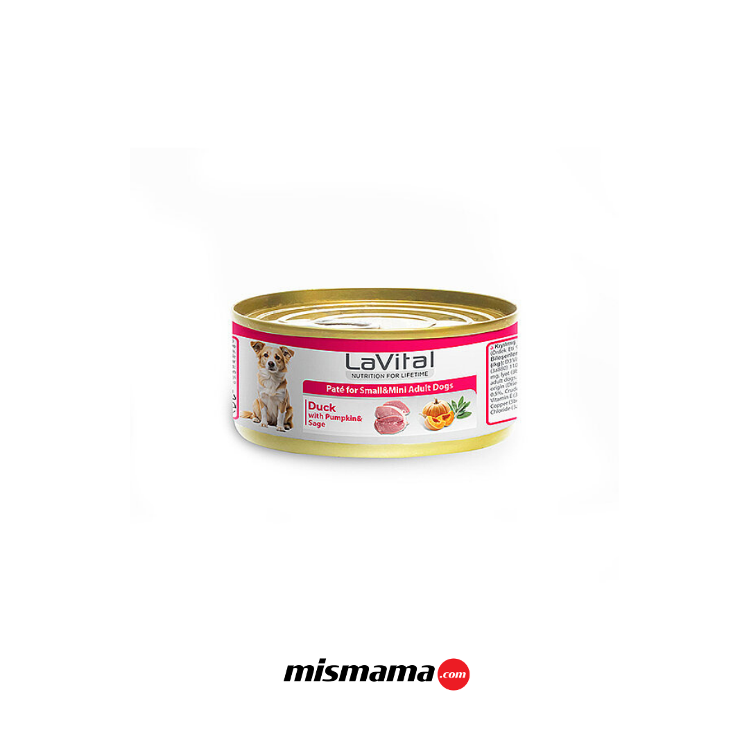 LaVital Somonlu Bal Kabaklı ve Ada Çaylı Küçük Irk Yetişkin Köpek Konservesi 85gr
