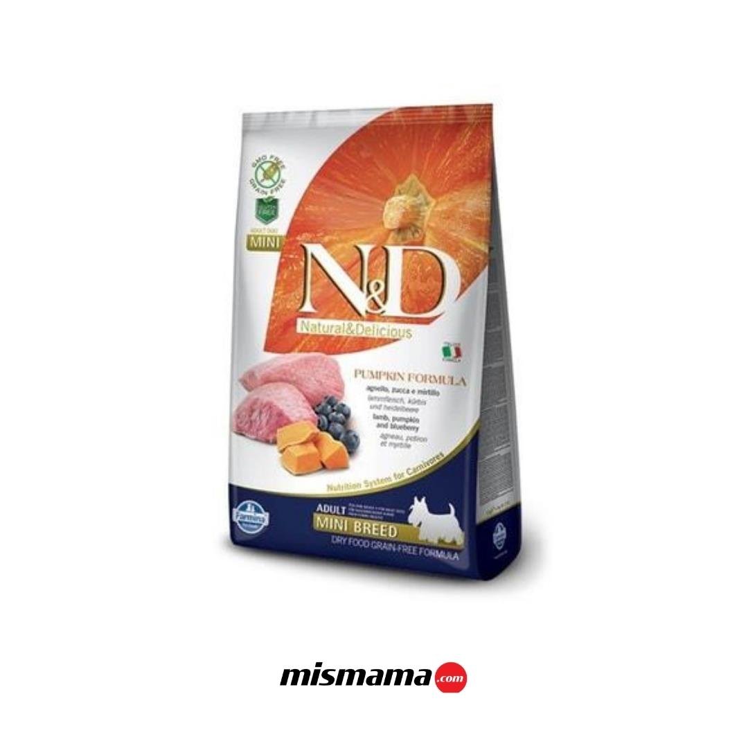 N&D Balkabaklı Kuzu Etli Tahılsız Küçük Irk Köpek Maması 7 Kg