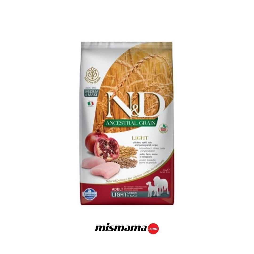 N&D Düşük Tahıllı Tavuklu Narlı Orta ve Büyük Irk Diyet Yetişkin Köpek Maması 2,5 kg