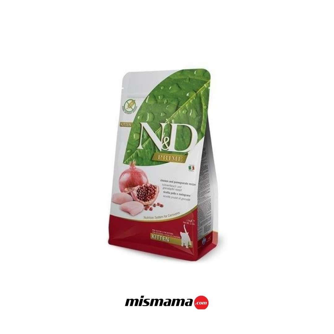 N&D Prime Tavuklu ve Narlı Tahılsız Yavru Kedi Maması 1,5 kg