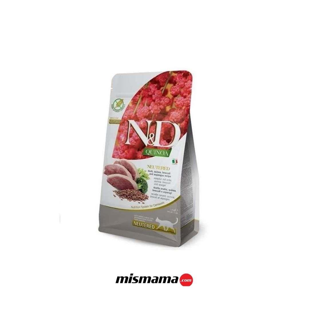 N&D Quinoa Neutered Ördek Etli 5 kg Kısırlaştırılmış Yetişkin Kedi Maması