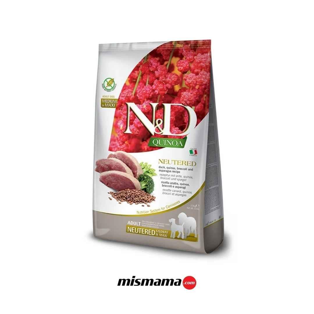ND Quinoa Ördek Brokoli ve Kinoalı İdrar Yolları Destekleyici Medium Maxi Yetişkin Köpek Maması 12 Kg