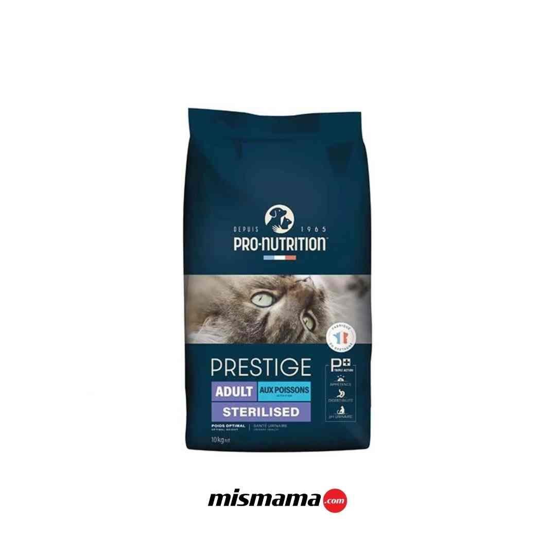 Pro Nutrition Prestige Adult Sterilised Yetişkin Kısırlaştırılmış Somonlu ve Morina Balıklı Kedi Maması 10Kg