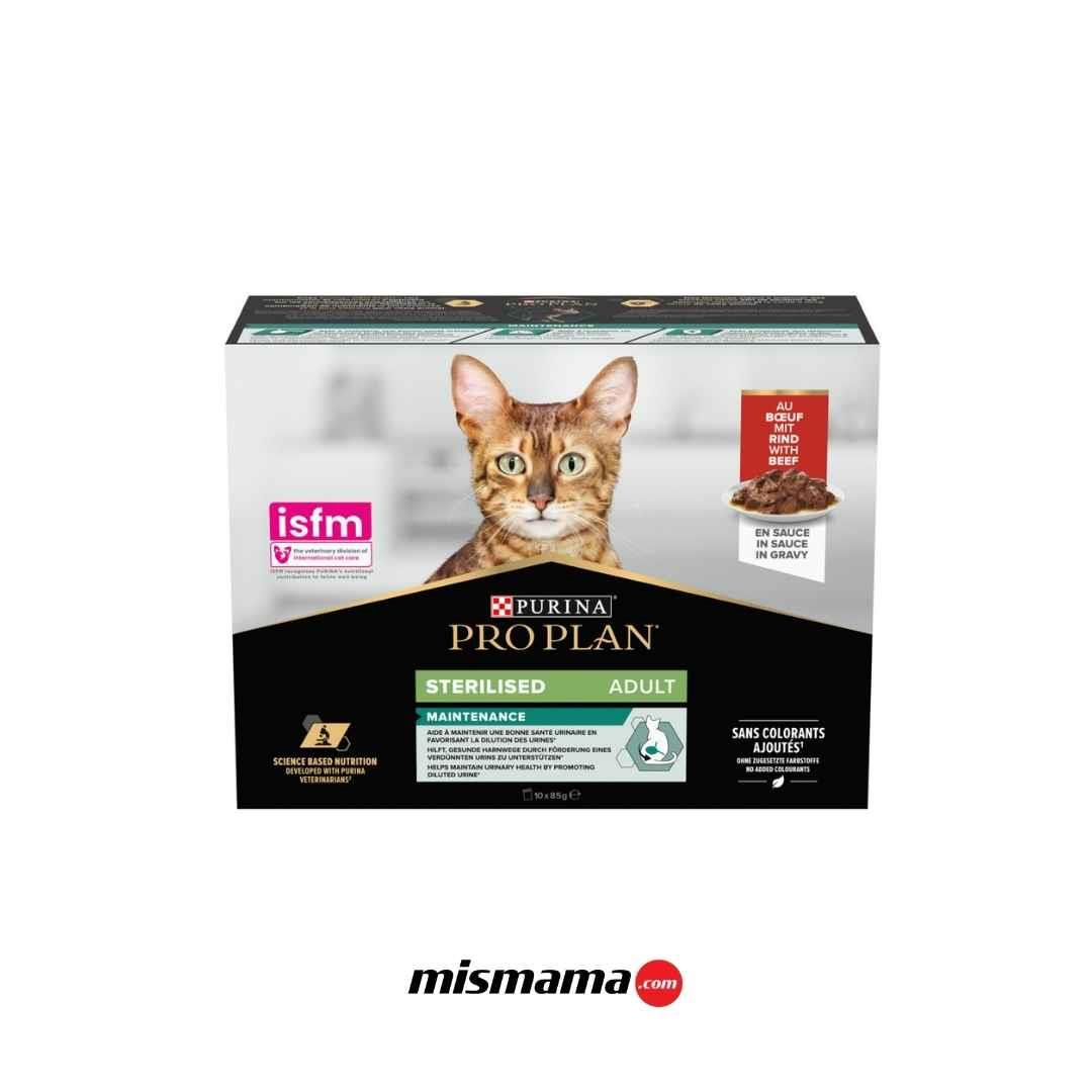 Pro Plan Pouch Sos İçinde Sığır Etli Kısırlaştırılmış Kedi Konservesi 85gr (10'lu)