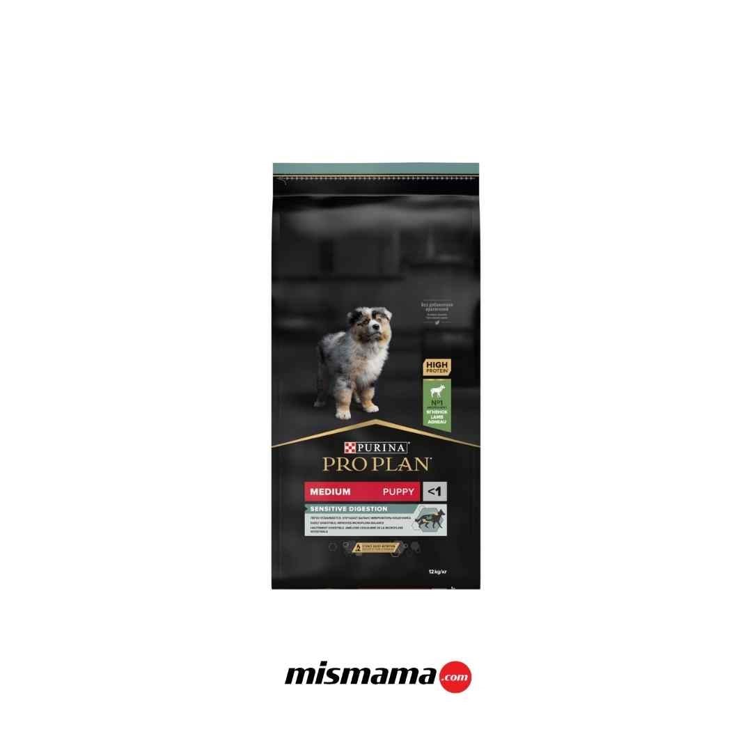 Pro Plan Puppy Medium Sensitive Digestion Kuzulu ve Pirinçli Orta Irk Yavru Köpek Maması 12kg