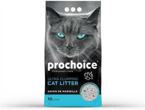 Prochoice Ekstra Topaklanan Marsilya Sabunu Parfümlü Bentonit Kedi Kumu 10 lt