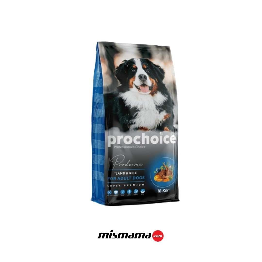 Prochoice Yetişkin Köpekler İçin, Hipoalerjenik, Kuzu Etli Ve Pirinçli Kuru Mama 18 kg