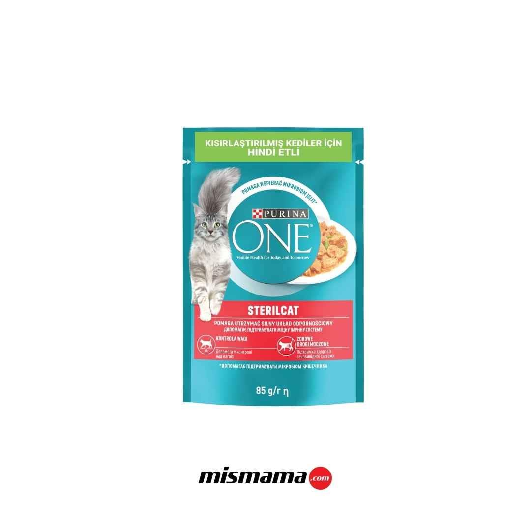 Purina One Kısır Hindili Yaş Kedi Maması 85 g