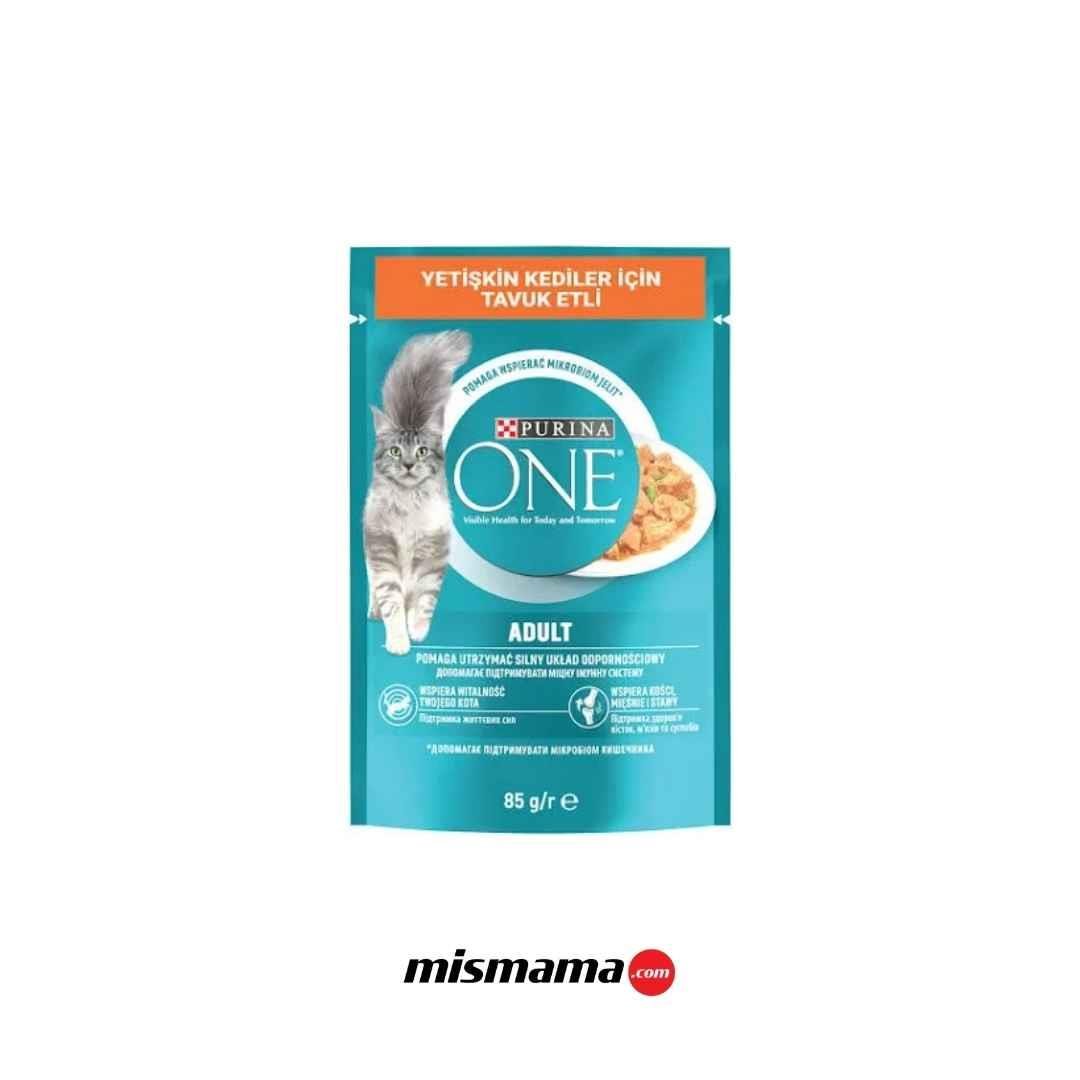 Purina One Yetişkin Tavuklu Yaş Kedi Maması 85 g