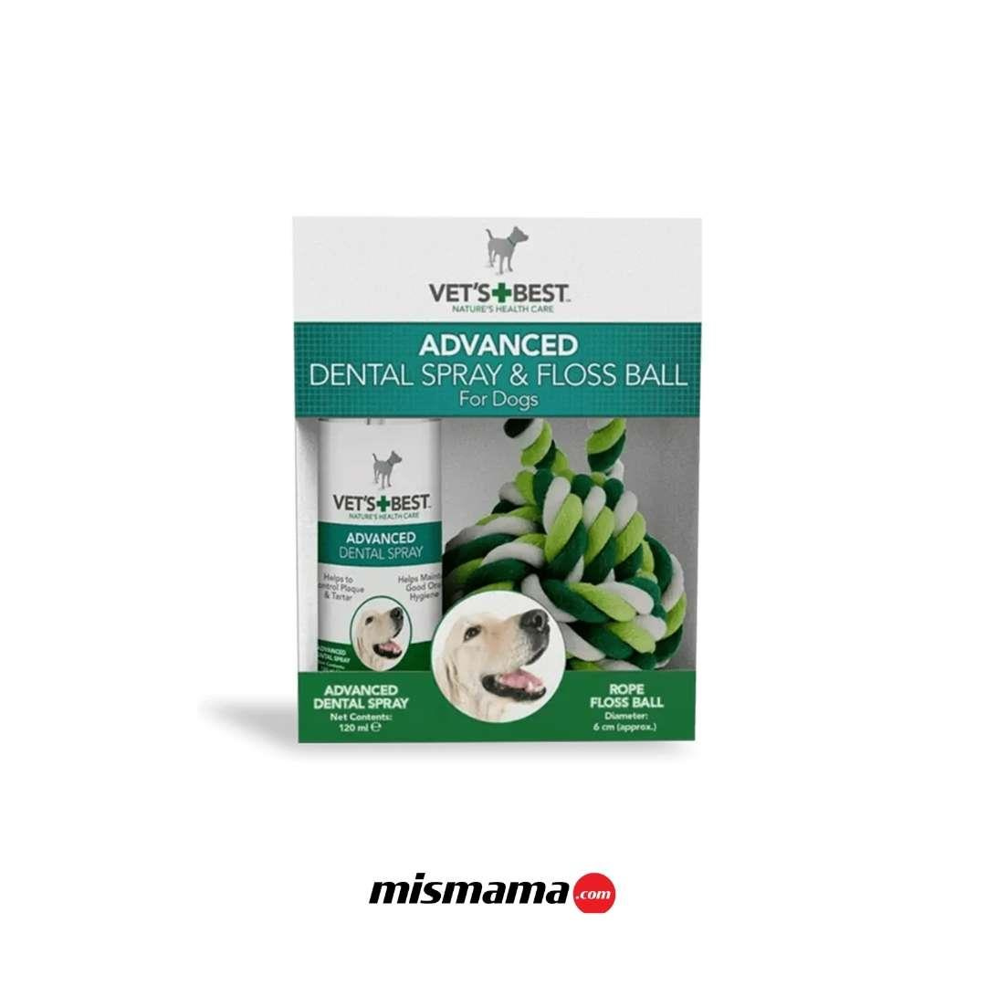 Vet's Best™ Köpek Ağız Spreyi ve Diş Temizleyici Top Seti